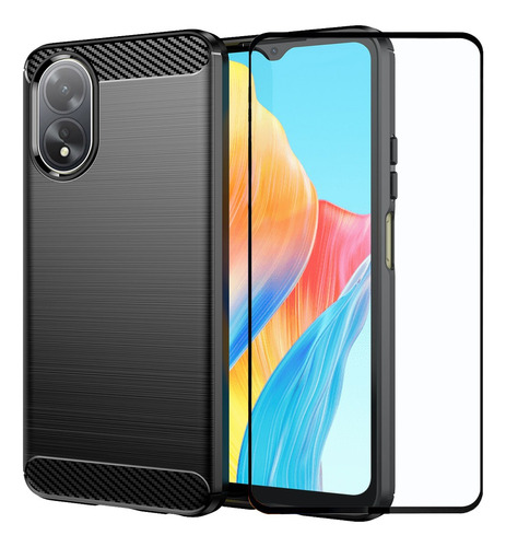 Funda Para Oppo A38 4g Rudo Uso  + Screen Mica