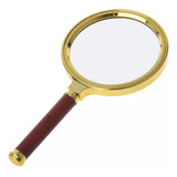 Lupa Luxo Aumento Zoom 10x Com 60mm Leitura Magnifier