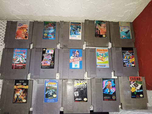 Lote De 15 Juegos Para Nintendo Nes (no Mario,zelda,megaman)