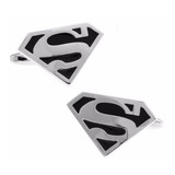 Gemelos Mancuernillas Superman Logo De Acero 