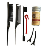 Kit De Cepillos Y Cera Para Peinar Baby Hair