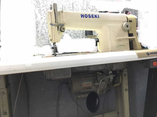 Máquina Costura Recta Industrial Hoseki C/ Mesa Y Motor 110v