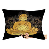 Almofada Gigante 50x70 Grande Buda Dourado Sidarta Gautama