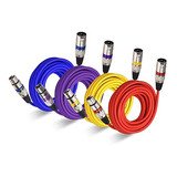 Paquetes De Cable De Audio Xlr De Color