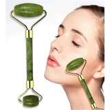 Rodillo De Jade Para Masaje Facial Antiedad Rostro Cuello