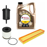 Kit 3 Filtros Original + Aceite Total 9000 Peugeot 308 1.6 N