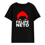 Camiseta Youtuber Felipe Neto Infantil
