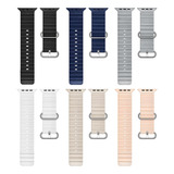 Correa Silicona Textura Compatible Apple Watch 38-40-41 Mm 