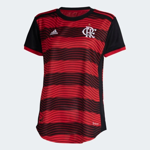 Camisa 1 Cr Flamengo 22/23 Feminina - Vermelho adidas Ha8339