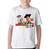 Camiseta Blusa Infantil Toy Story Woody Buzz Jessy Disney