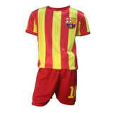 Camiseta + Short Barcelona Homenaje Messi- Niños.