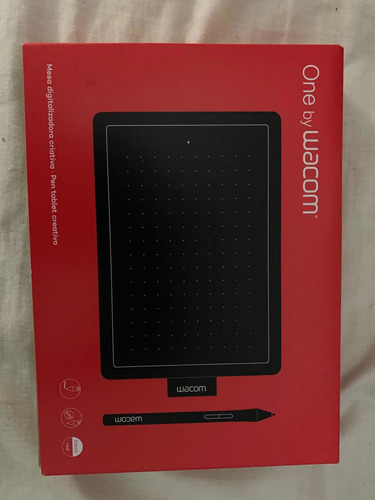 Wacom One Roja Tableta Digitalizadora