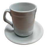  Taza Schmidt Jarrito Americano 125ml + Plato Porcelana X12