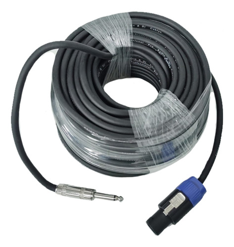 Cable Audio Plug Speakon 4 Pines 30 Metros Bafles Premium