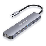 Hub Usb De Pc Lention Con Carga De 100 W, 4k Hdmi, Lectura D