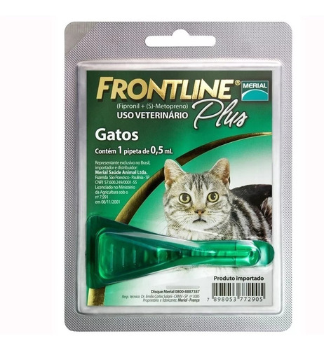 Frontline Plus Pipeta Antipulgas Para Gato| Vets For Pets