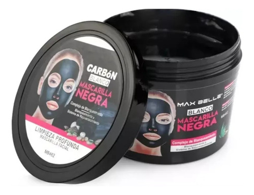 Mascarilla Facial Negra Para Limpieza Facial Maxbelle