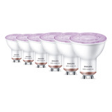 Ampolleta Inteligente Philips Smart Gu10 Color X6