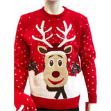 Ugly Sweater / Sueter Navideño Infantil Con Reno