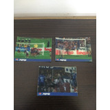 3 Tarjetas 3d Pepsi Futbol Hologramas Promo Locura Figuritas