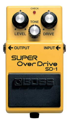 Pedal Boss Efeito Super Overdrive Sd1-b50a Para Guitarra P10