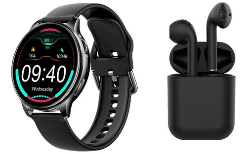 Smart Watch Reloj Inteligente Bluetooth + Audifonos I12