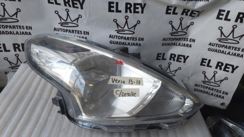 Faro Nissan Versa 2015 2016 2017 2018 Derecho Detalle