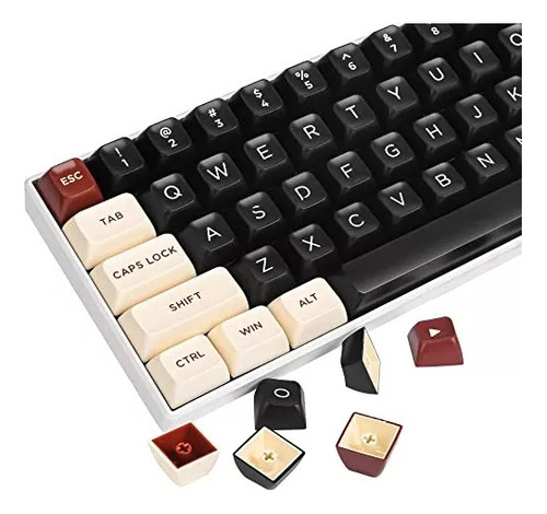 Keycaps 150 Teclas - Teclado Mecanico - Diseño Roma Negro