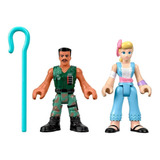 Bonecos Imaginext Toy Story Betty Bo Peep E Combate Carl