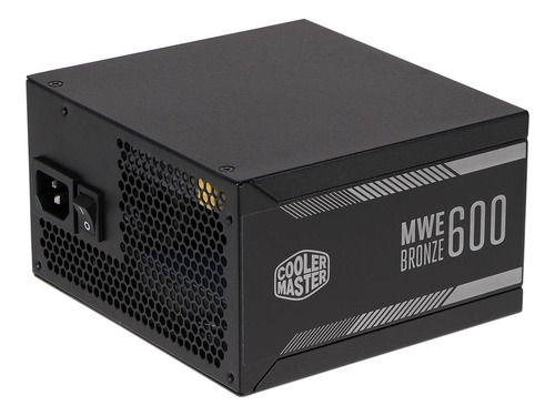 Fuente De Poder Cooler Master Mwe De 600w, Atx, 80 Plus Bron