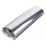 Vinil Adherible Efecto Espejo Plata 60 Cm X 2 Mts