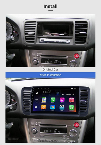 Autoradio Android Subaru Legacy Outback 2004-2009 + Camara  Foto 2