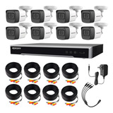 Epcom Kit De Camaras De Seguridad Exterior Metalicas Con Micrófono Integrado Modelo B50kit-plus8 Video Vigilancia Turbohd 1080p Cctv 8 Cámaras Bala