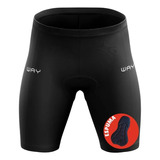 Bermuda Ciclismo Conforto Masculina Acolchoada Bike  Short