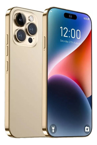 Genérica I15 Pro Max Dual Sim 1 Tb Gold 16 Gb Ram