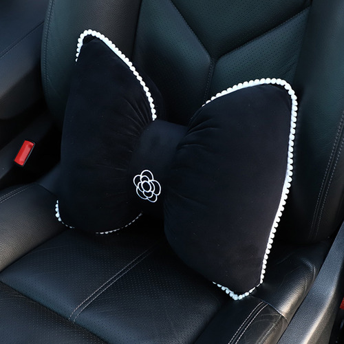 Cojín De Soporte Lumbar Para Cuello De Coche, De Felpa, Algo