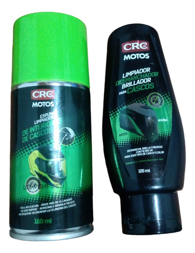 Kit De Limpieza Para Cascos De Moto  Crc 