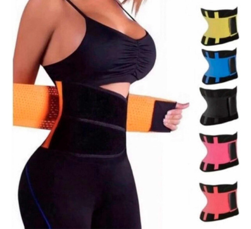 Faja Reductora Moldea Abdomen Y Cintura Neoprene Fucsia