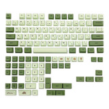 Matcha Keycaps 125 Teclas Pbt Xda Keycaps Sublimación De Tin