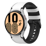 Pulseira Silicone Couro Sintético Para Watch4 44mm Sm-r870