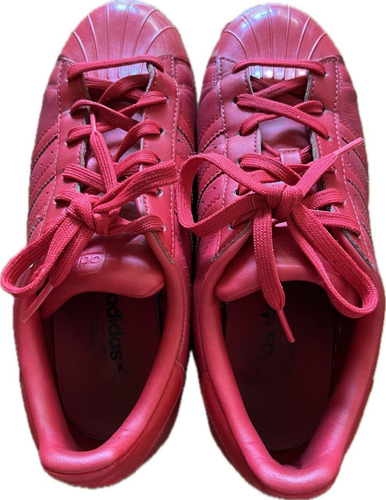 Zapatillas adidas Superstar Mujer Color Rojo