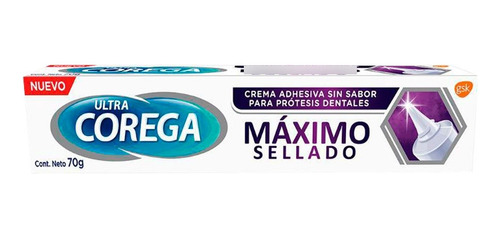 Ultra Corega Máximo Sellado Crema Adhesiva Prótesis Dental