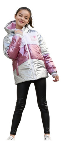 Campera De Nena Inflable Forrada Con Polar