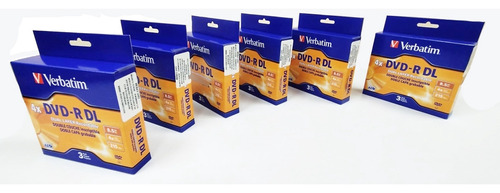 Caja Verbatim Dvd-r Dual Layer 8.5gb - 18 Piezas