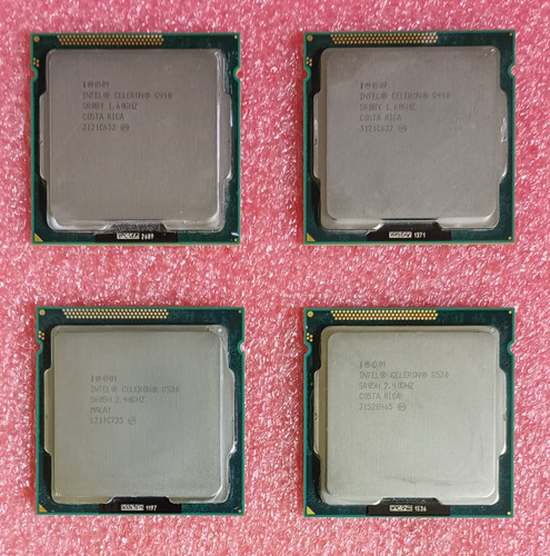 Lote Procesadores  Cpu Intel Celeron G440 Y G530 Usados