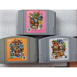 Mario Party Originales Japoneses 1, 2 Y 3 N64 Nintendo 64