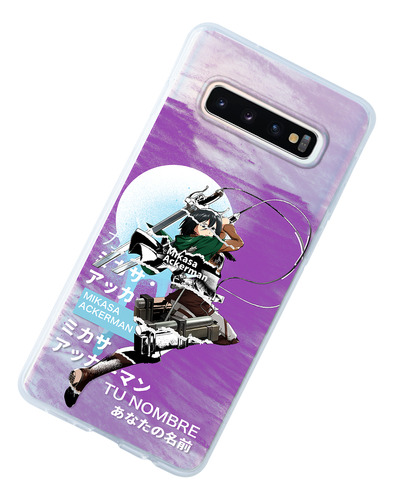 Funda Para Galaxy Attack On Titan Mikasa Ackerman Tu Nombre