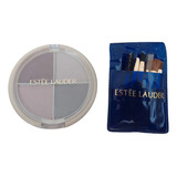 Compact Disc Estee Lauder Eyeshadow Usado 4 Sombras Pinceles