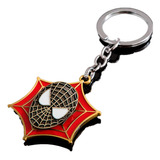 Llavero Spiderman Giratorio Marvel Spinner Araña Metal 