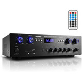 Receptor Amplificador Donner Mamp5, Con Bluetooth, 4 Canales